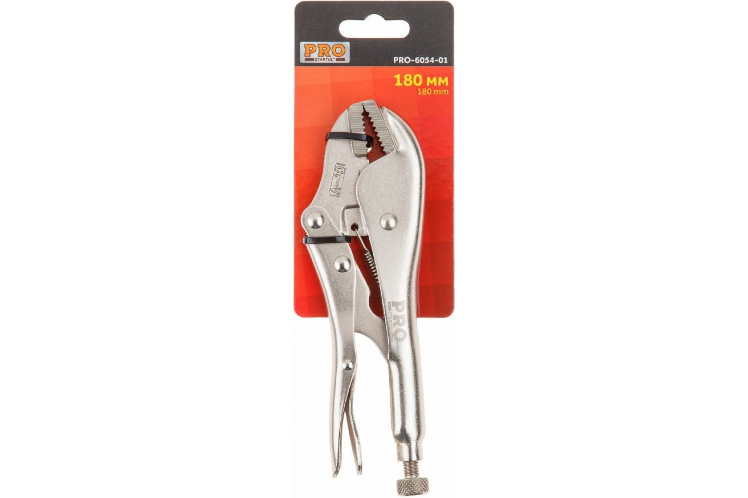 Зажим PRO STARTUL 180мм с фикс. PRO-6054-01