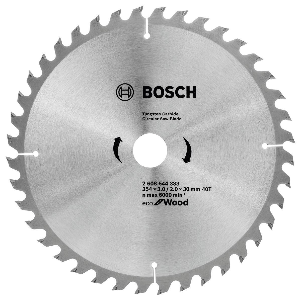 Диск пильный 254х30х80 ECO WO BOSCH 2608644384