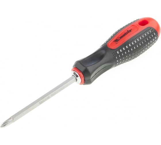 Отвертка Matrix SL6,0/PH2 мм, Fusion CrV 3к рукоятка "anti slip" 11451