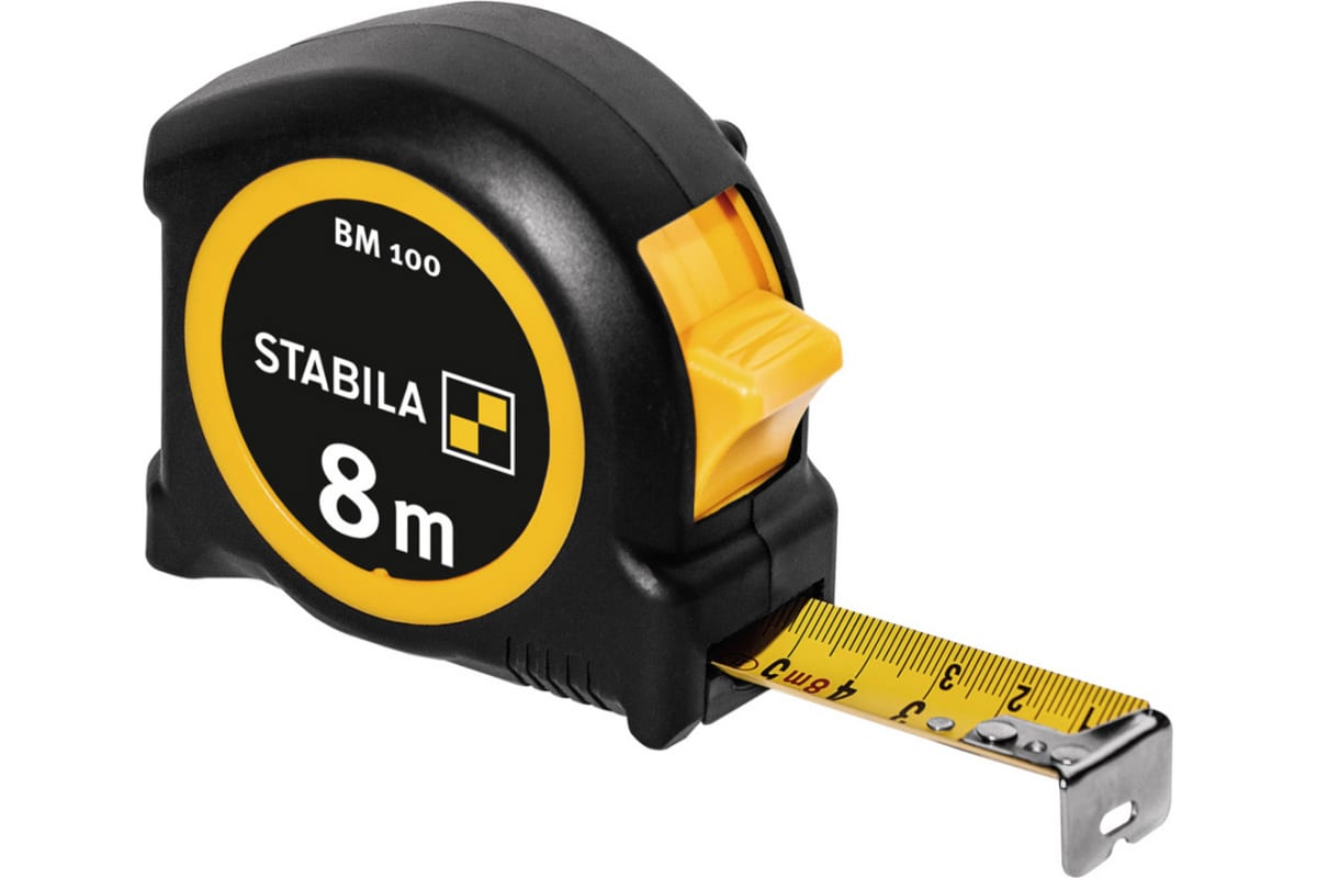Рулетка ВМ 100  8м/25мм STABILA 19581
