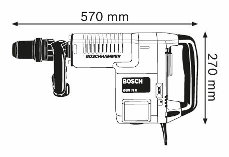 Отб.молоток GSH 11 E BOSCH 0611316796