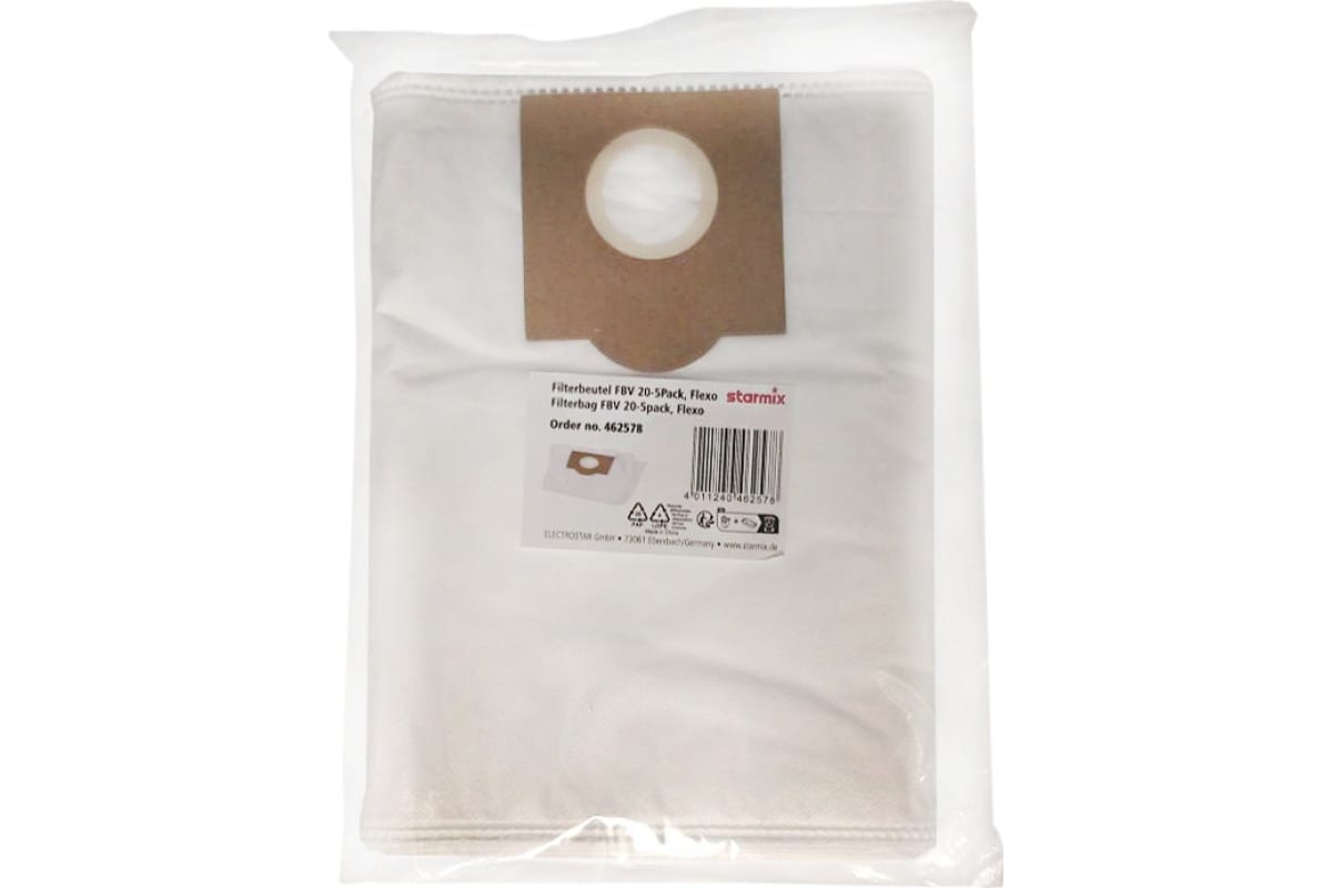 Мешок флисовый FLEXO 20л. (5шт.) STARMIX 462578