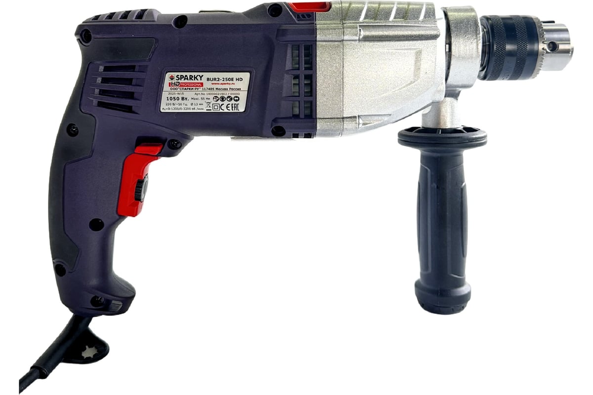 Дрель BUR2-250E HD PROFESSIONAL SPARKY уд. 14000021902