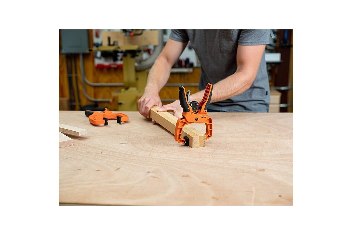 Зажим пружинный Pony Jorgensen 50 мм, храп.механизм 32225