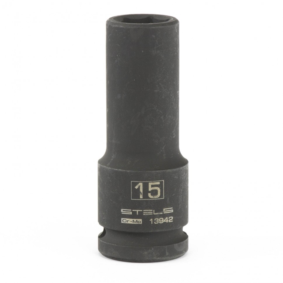 Головка 6гр 1/2"х 15 уд. удлин.Stels 13942