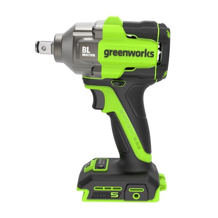 Гайковерт акк. уд. GreenWorks IW5500 24V, бесщеточ., без акк. и з/у 3805007