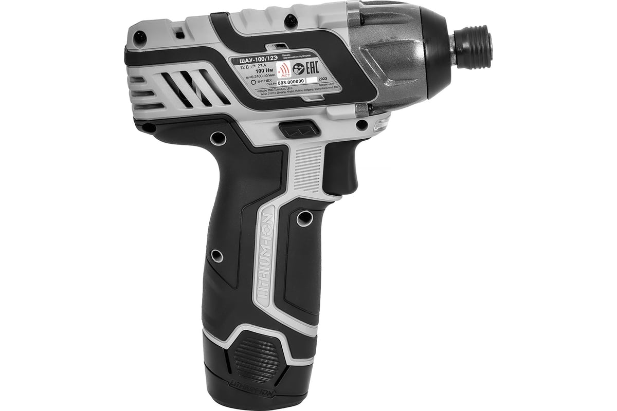 Акк.дрель-шуруповерт ударн. ШАУ-100/12Э (б/акк. и з/у) АПИ Интерскол 808.0.0.70