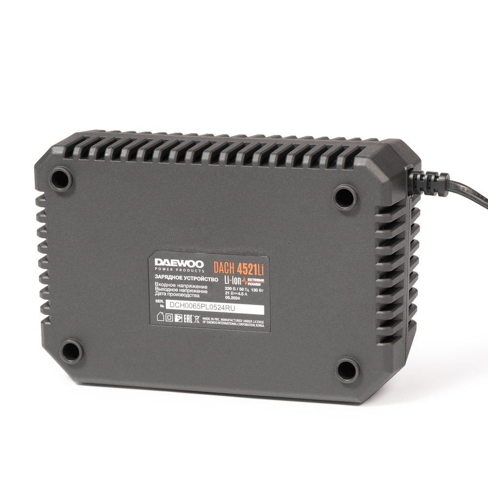 Зарядное устройство 21В Li-ion, 4,5А/ч DACH 4521 Li DAEWOO