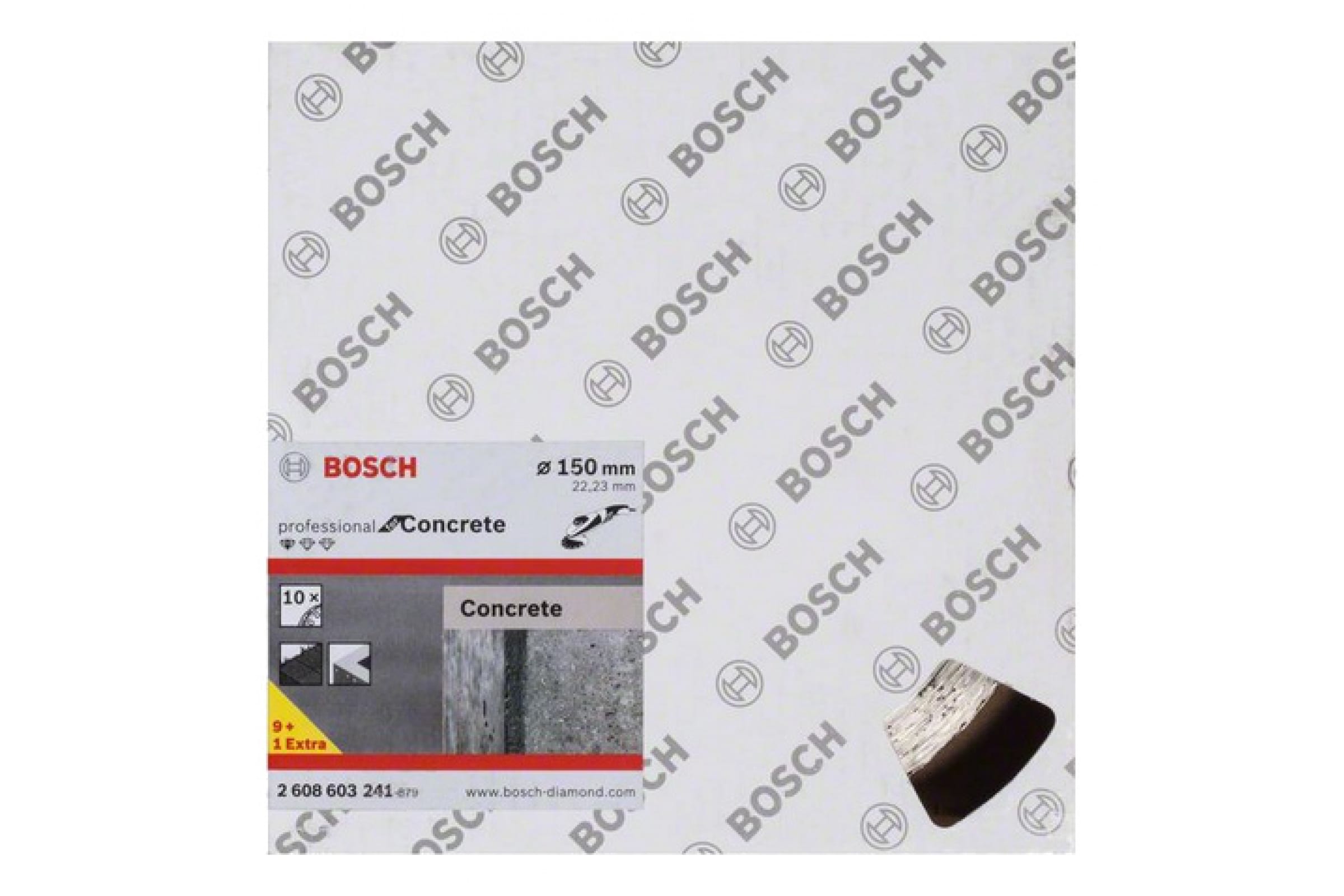Алм.диск 150х22,2 Stnd Concrete BOSCH 2608603241