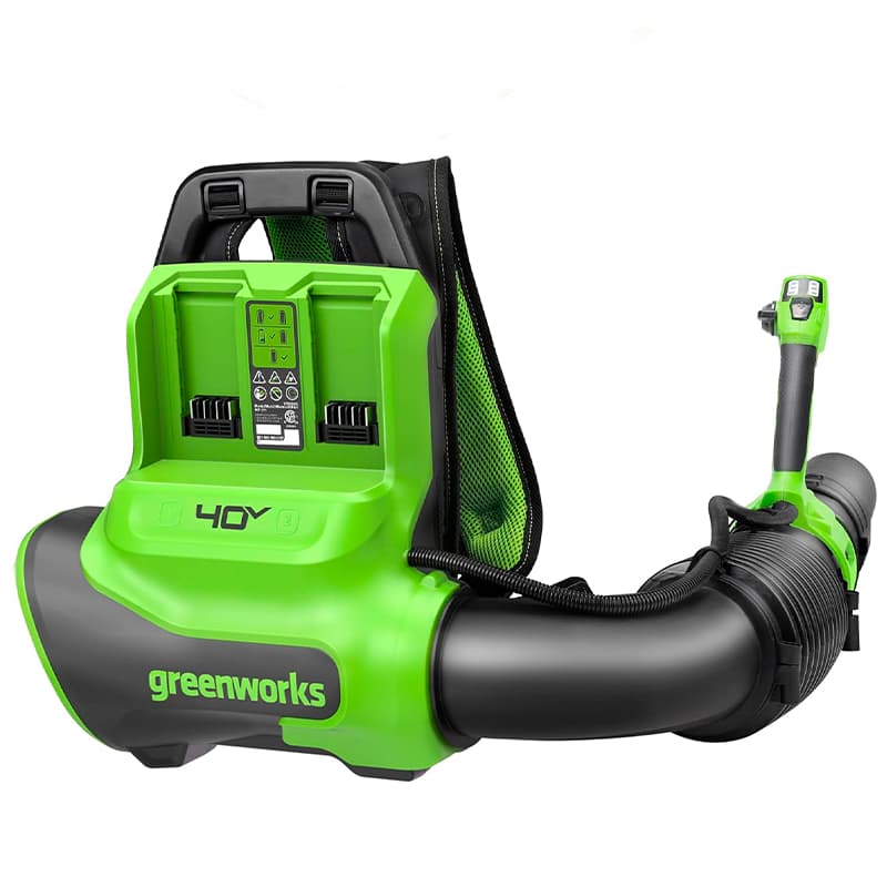 Воздуходув акк. ранц. GreenWorks GD40BPG2 без акк. и з/у 2408107
