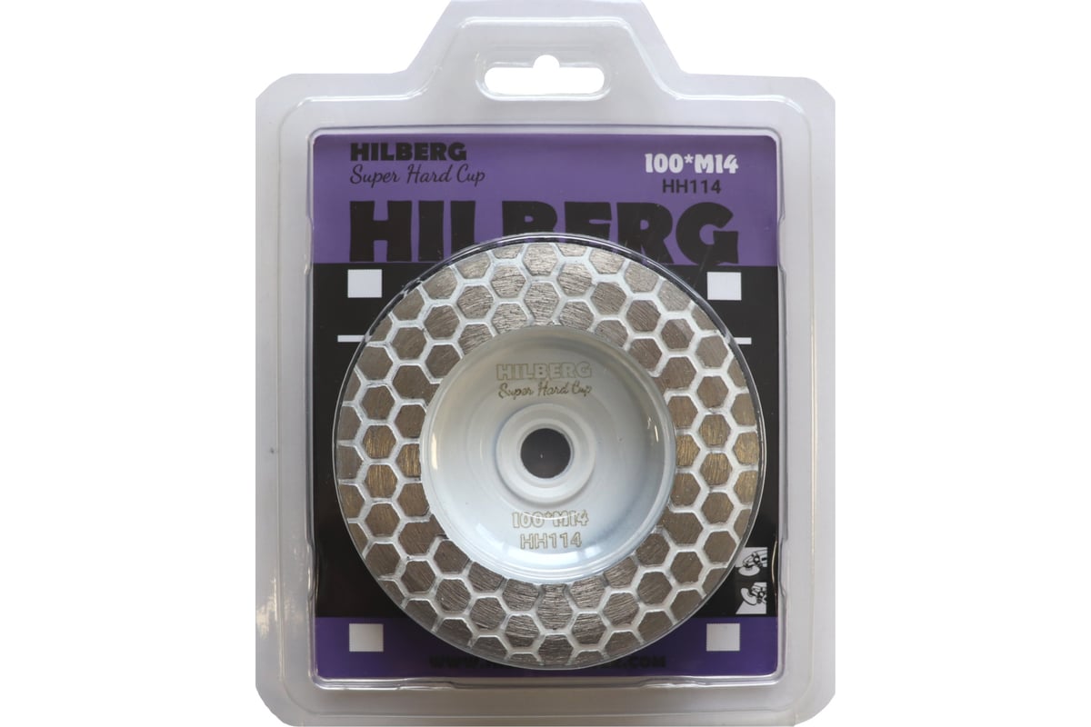 Чашка алм.по керам. и керамогр. 100*M14 Hilberg Super Hard Cup HH114