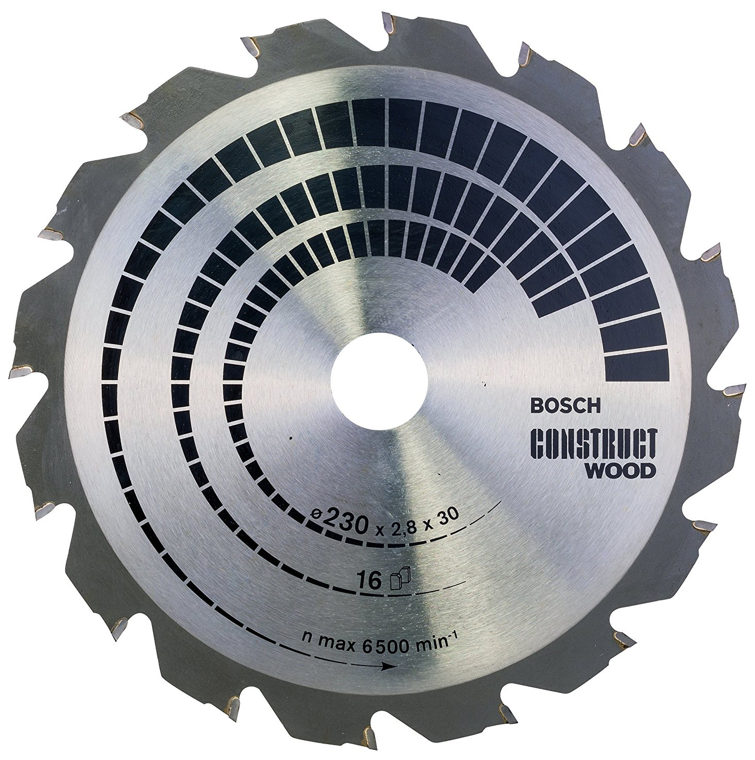Диск пильный 230х30 16z STD CW BOSCH 2608640635