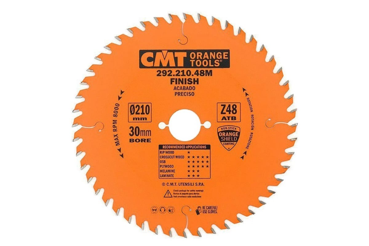 Диск/пил 210х30х2,8/1,8 Z48 CMT 292.210.48M