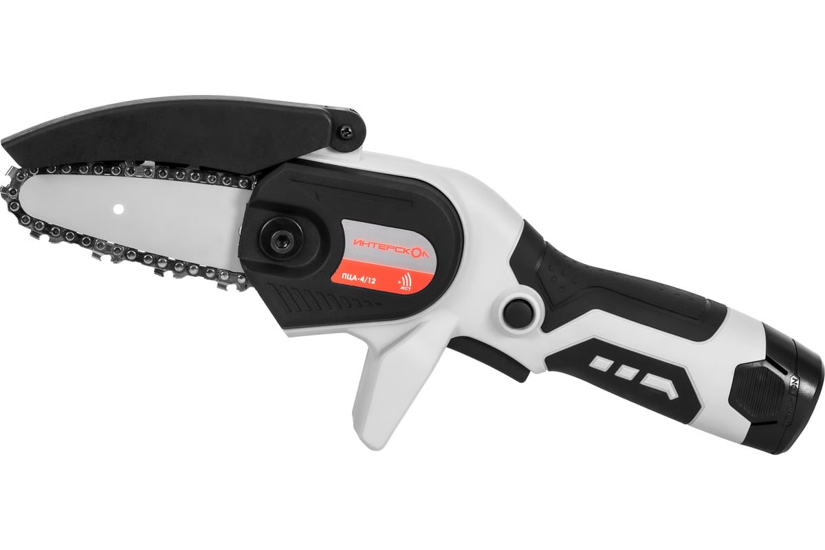 Акк. пила цепная ПЦА-4/12 Li-ion (картон, 2акк. 2Ач и з/у) АПИ Интерскол 811.2.2.70