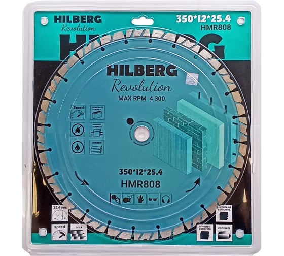 Алм. диск 350*25.4*12 Hilberg Revolution HMR808