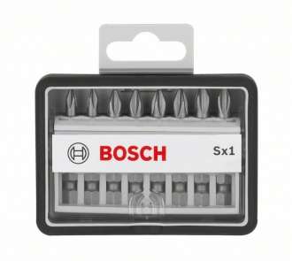 Набор бит Robust Line  8   Sх1 XH BOSCH 2607002556