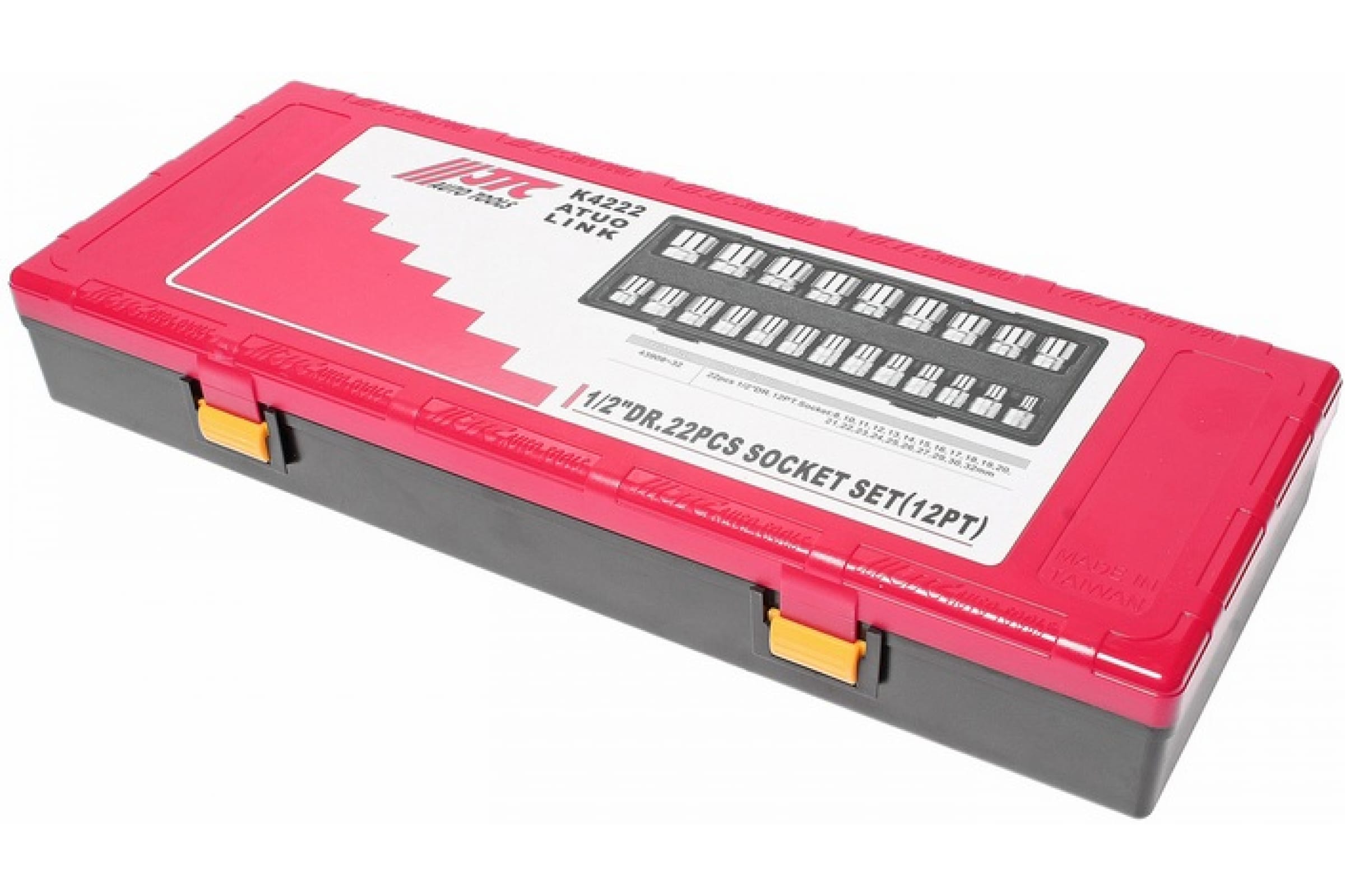 Набор торц.гол. 22пр 1/2" 12гран (8-32мм) JTC-K4222