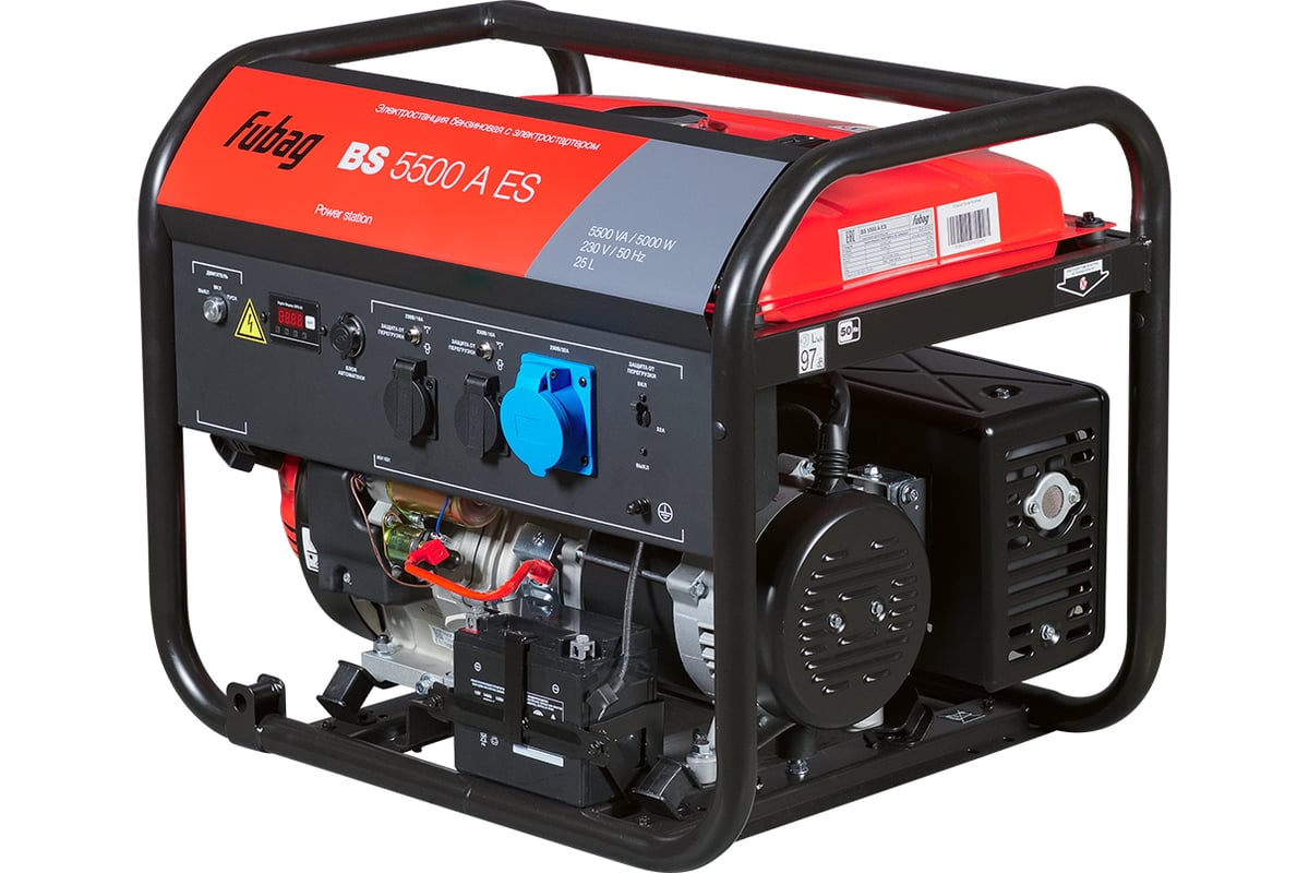 Генератор бенз. BS 5500 A ES FUBAG 568279/838203/838756/838796/641691