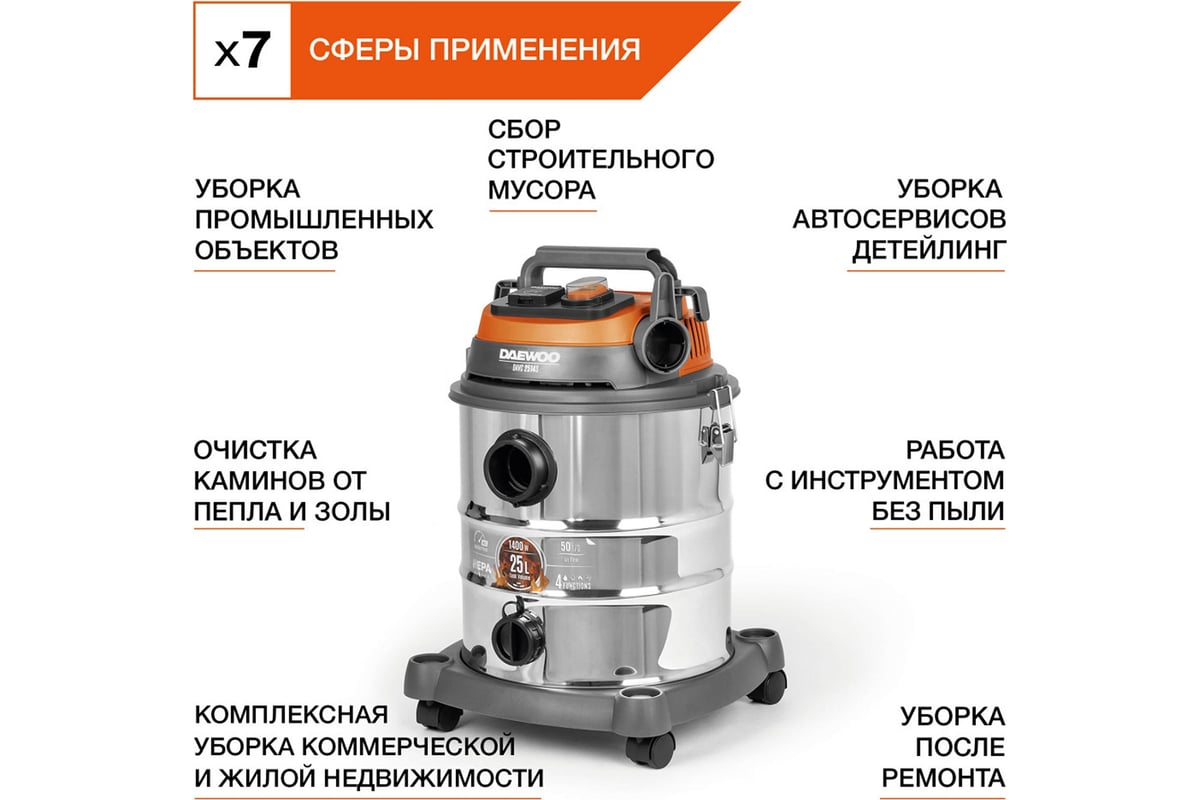 Пылесос DAEWOO DAVC 2514S