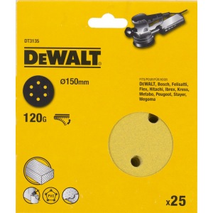 Круг шлиф. 150мм P120 DeWalt (DT3135) см27768
