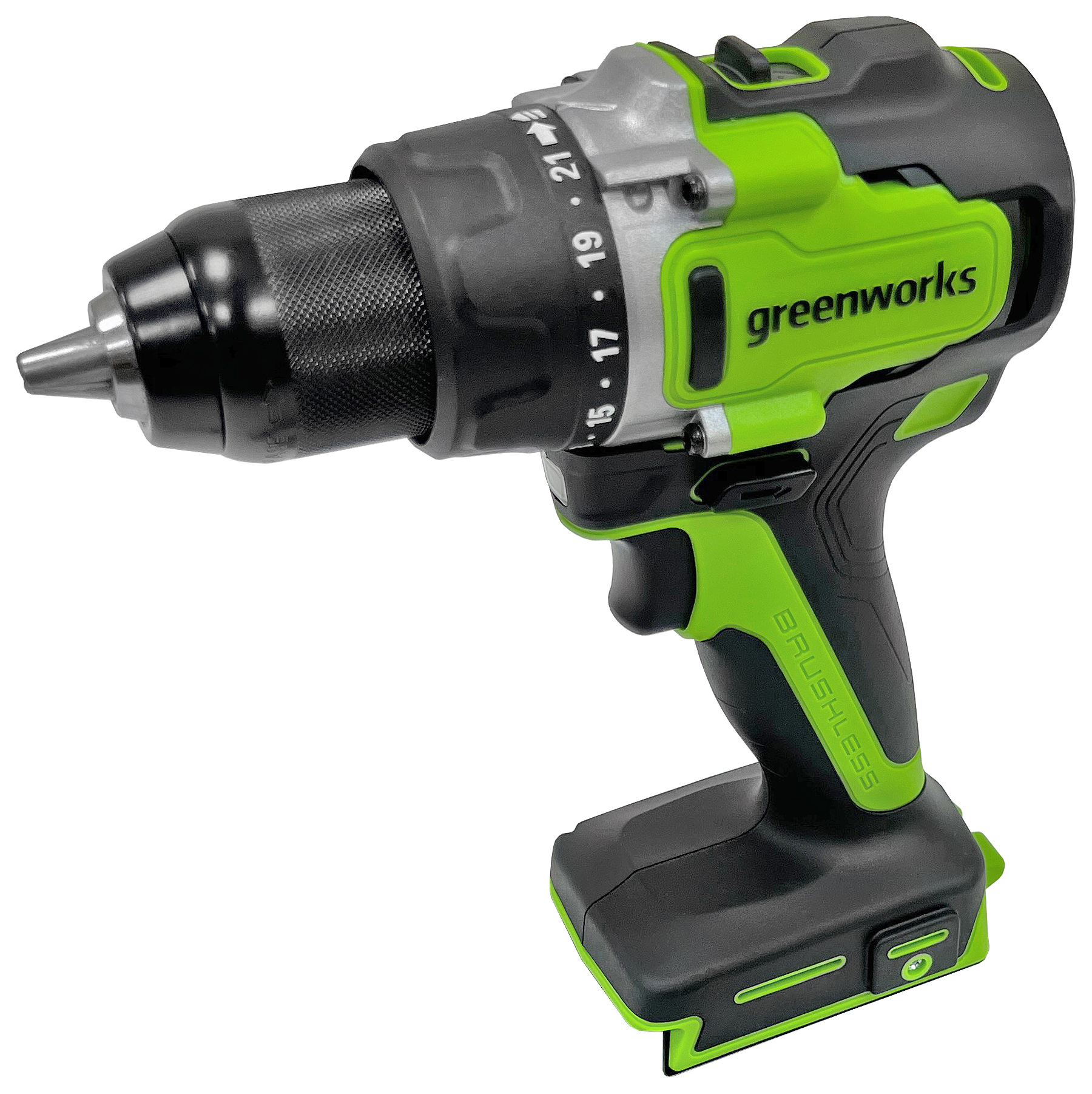 Дрель акк. GreenWorks GD24DD90 24V, бесщеточ., без акк. и з/у 3707507
