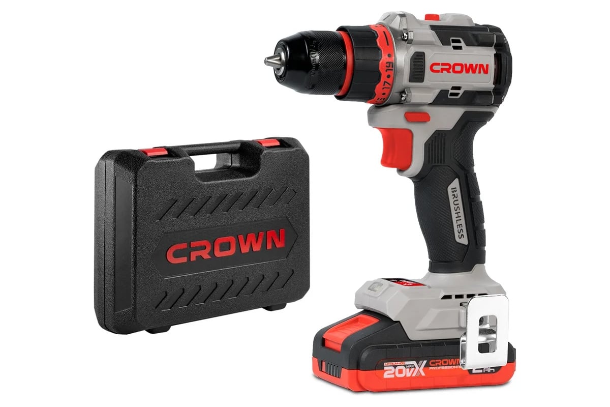 Акк. шуруповерт CT21128HMX-2 BMC CROWN кейс