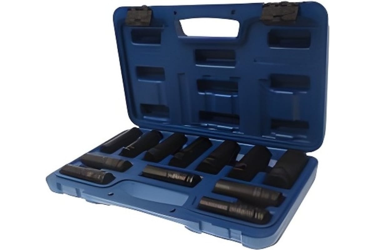 Набор гол. 12пр 1/2" 6гран. ударн. глубоких (10-24мм) ROCKFORCE RF-4127-5MPB