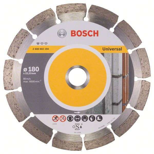 Алм.диск 180х22,2 Pf Universal BOSCH 2608602194