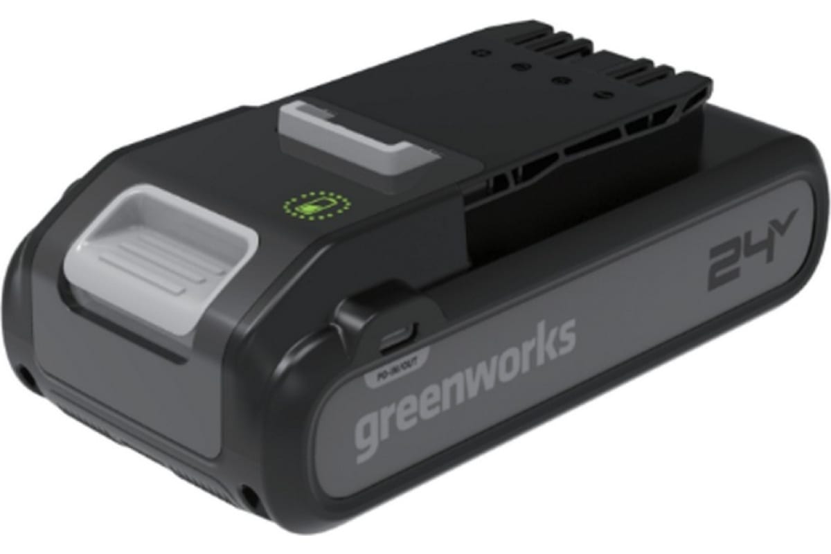 Аккумулятор  G24USB4 24V, 4 А/ч GreenWorks с двумя USB-C разъёмами 2940407