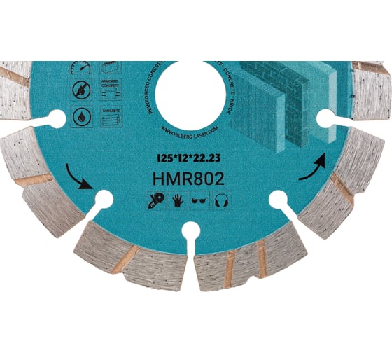 Алм. диск 125*22.2*12 Hilberg Revolution HMR802