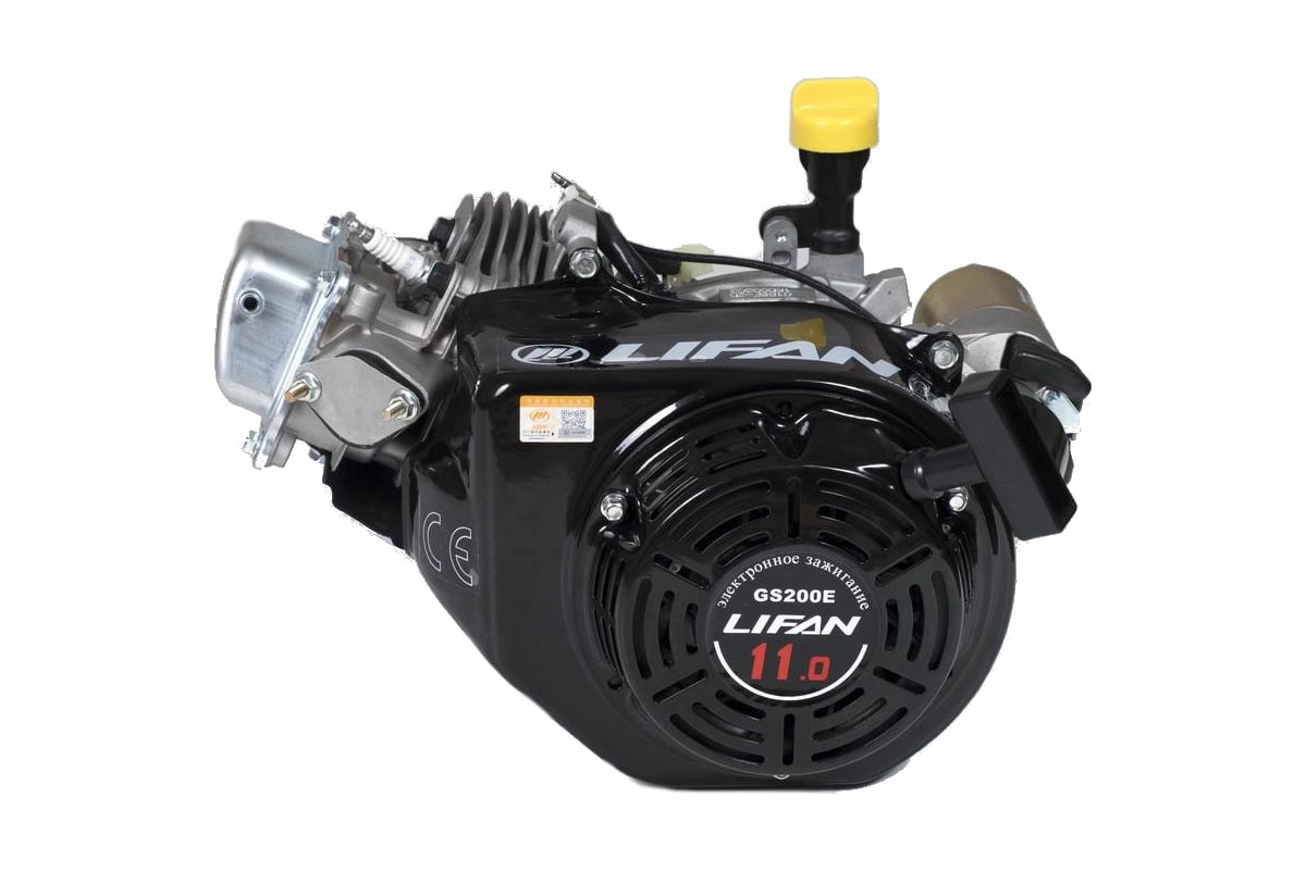 Двигатель бенз. GS200E 11 л.с 00-00000431 Lifan (руч. и эл. стартер) D20