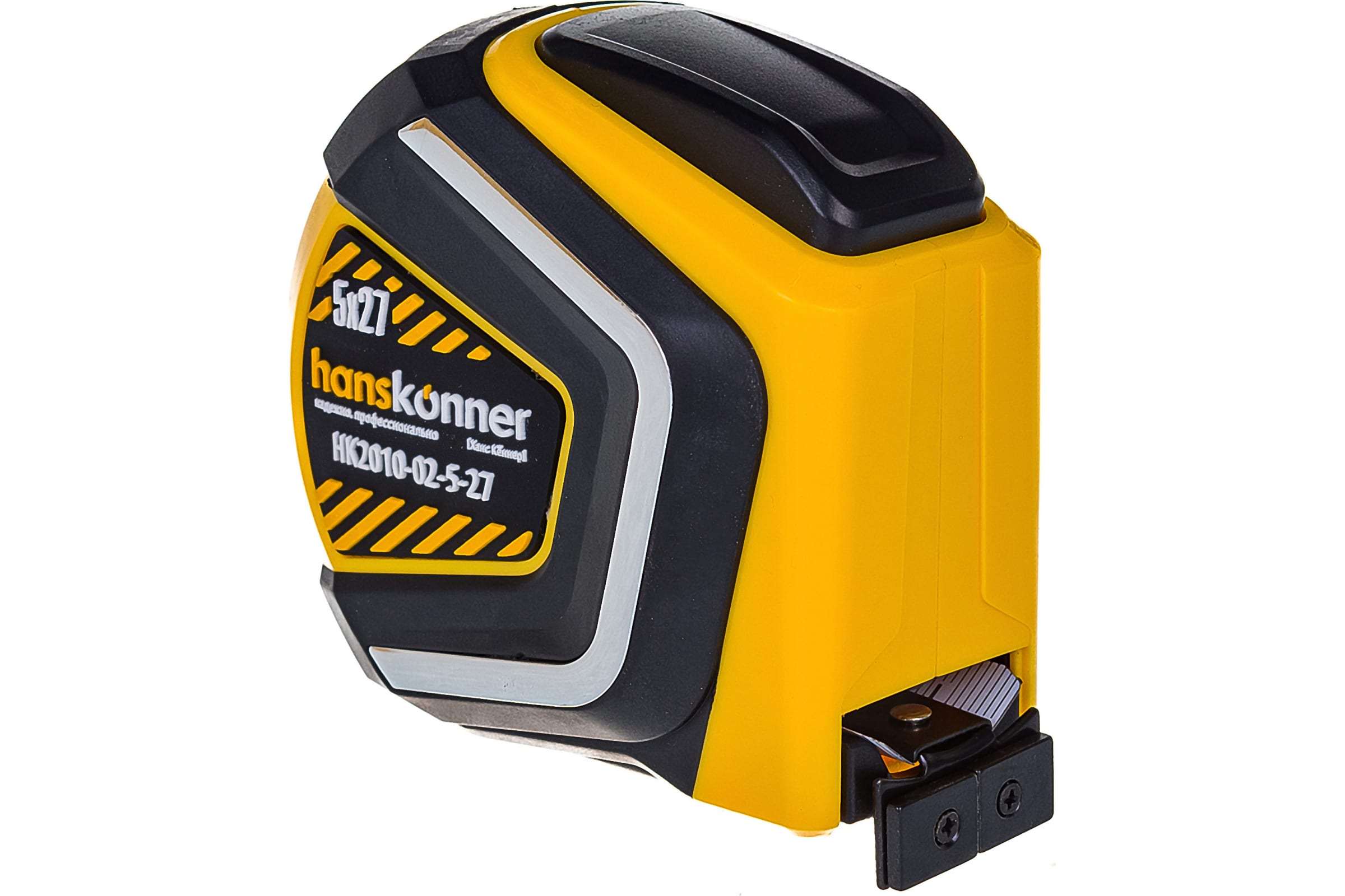 Рулетка  5м/27мм Hanskonner противоудар, супермощ магнит HK2010-02-5-27