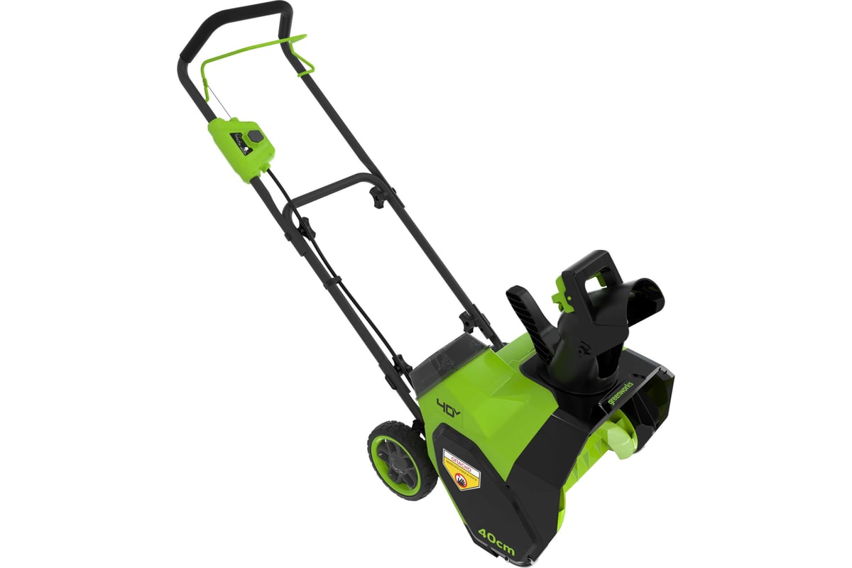 Снегоуборщик акк. G40ST40 40V, 40см, GreenWorks без акк. и з/у 2603607