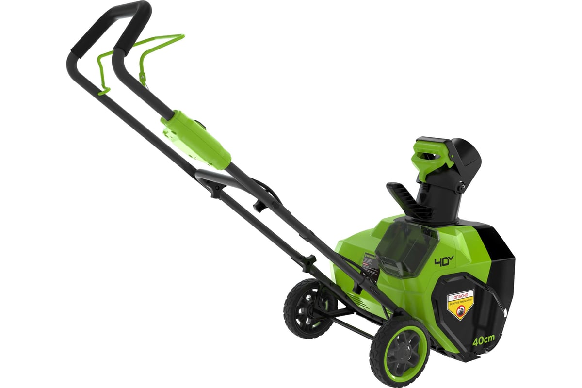 Снегоуборщик акк. G40ST40 40V, 40см, GreenWorks без акк. и з/у 2603607