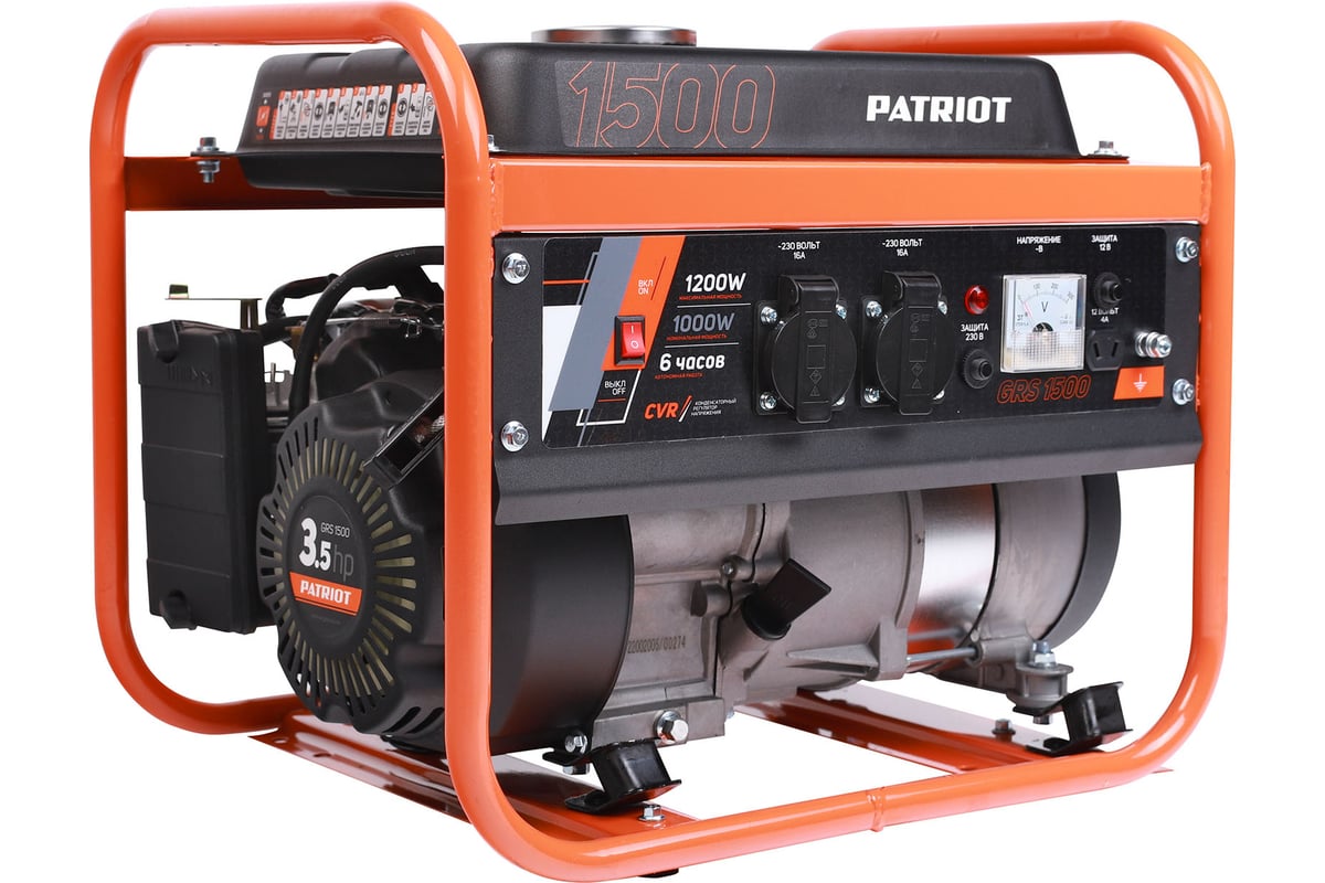 Генератор бенз. GRS 1500 PATRIOT 476102225