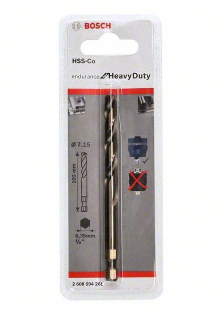 Центр.сверло HSS-Co 7,15х105мм BOSCH 2608594261