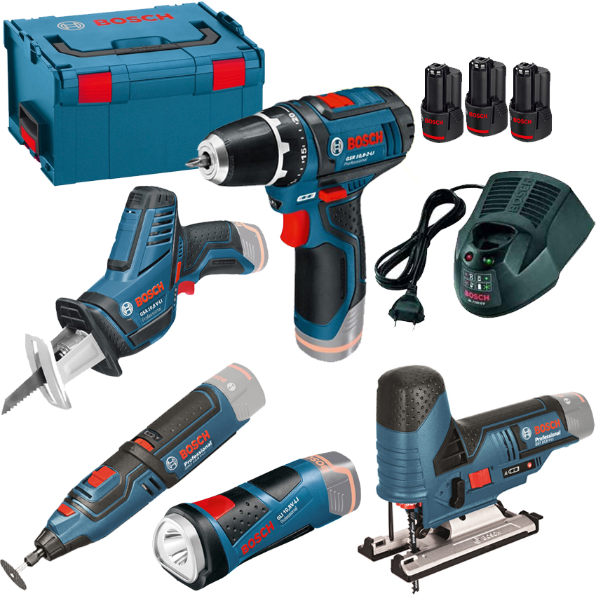 Акк.набор GSR+GRO+GST+GSA+GLI 10,8 BOSCH 0615990G0D