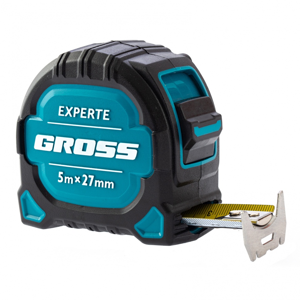 Рулетка  5м/27мм Experte" двухкомп.магнит нейлон Gross 32575