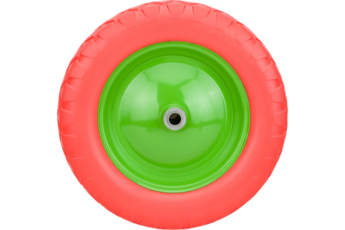 Колесо д/тачки 4,80/4,00-8 полиуретан d20мм Сибртех 689775