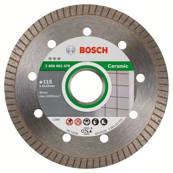 Алм.диск 115х22,2 Bf Ceramic Turbo BOSCH 2608602478