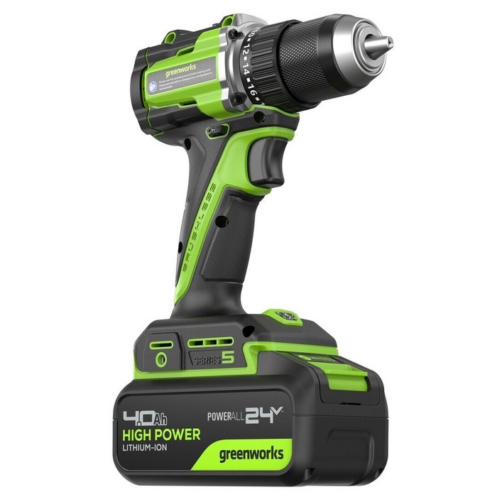 Дрель акк. GreenWorks DD560 24V, бесщеточ., без акк. и з/у 3708407