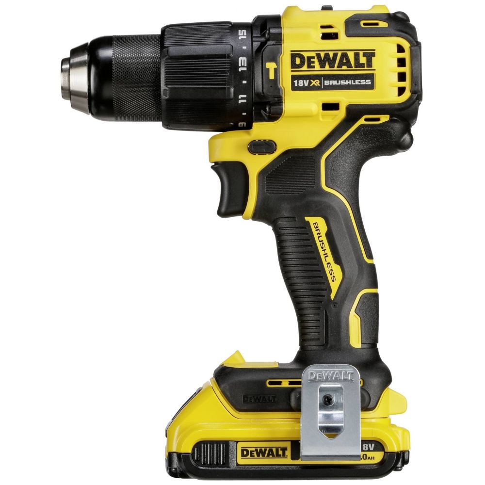 Акк. дрель DCD709D2T-QW DeWALT ударн.