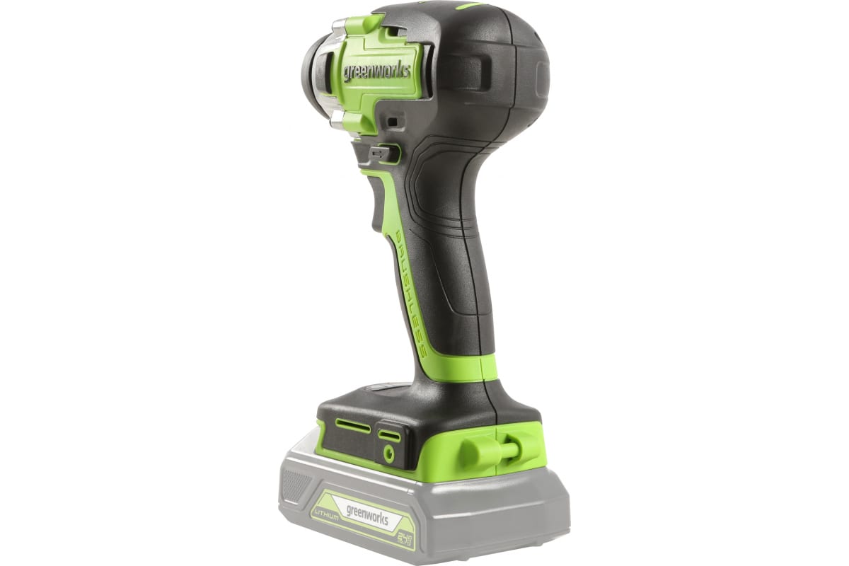 Винтоверт акк. уд. GreenWorks GD24ID3 24V, бесщеточ., без акк. и з/у 3802807