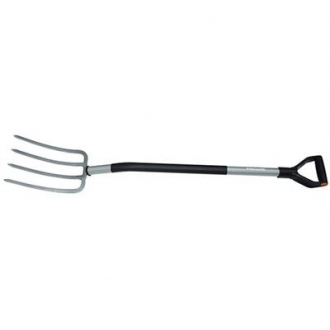 Вилы Fiskars пласт.чер.V-руч. 133400