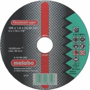 Круг отрез.кер. 125х1,5 Flexiamant  Metabo 616196000
