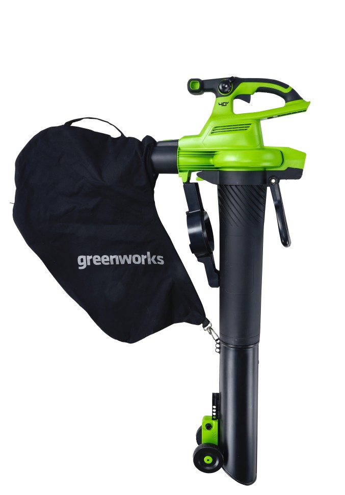 Воздуходув-Садовый Пылесос акк. GreenWorks GD40BV без акк.и з/у 2406907