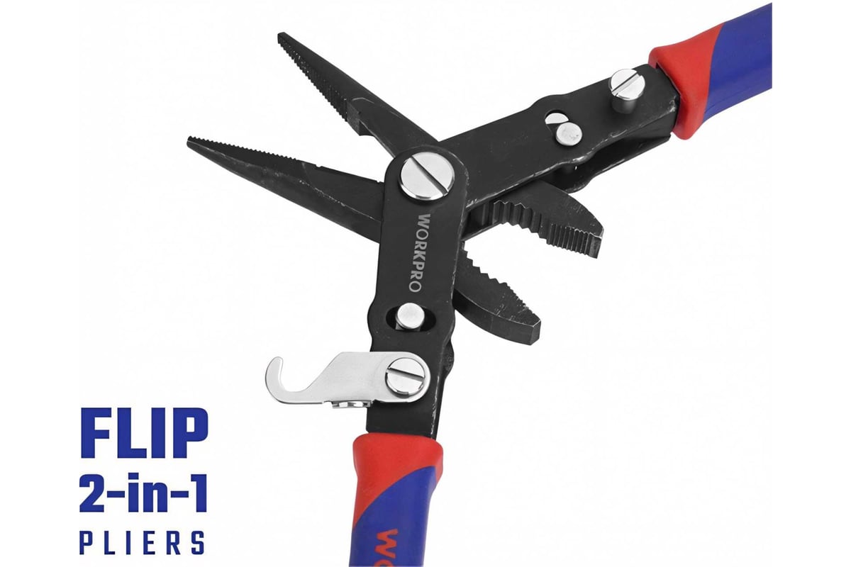 Плоскогубцы Workpro 2-В-1 200 мм 8" WP231084