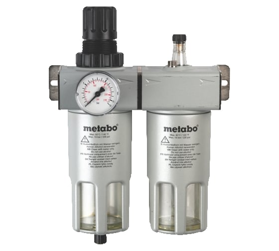 Фильтр-регулятор-масл. 1/2" FRL-200 Metabo 0901063850