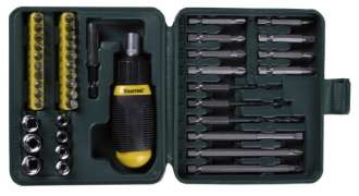 Отвертка Kraftool 25556-H43 (40+2) реверс пласт.бокс