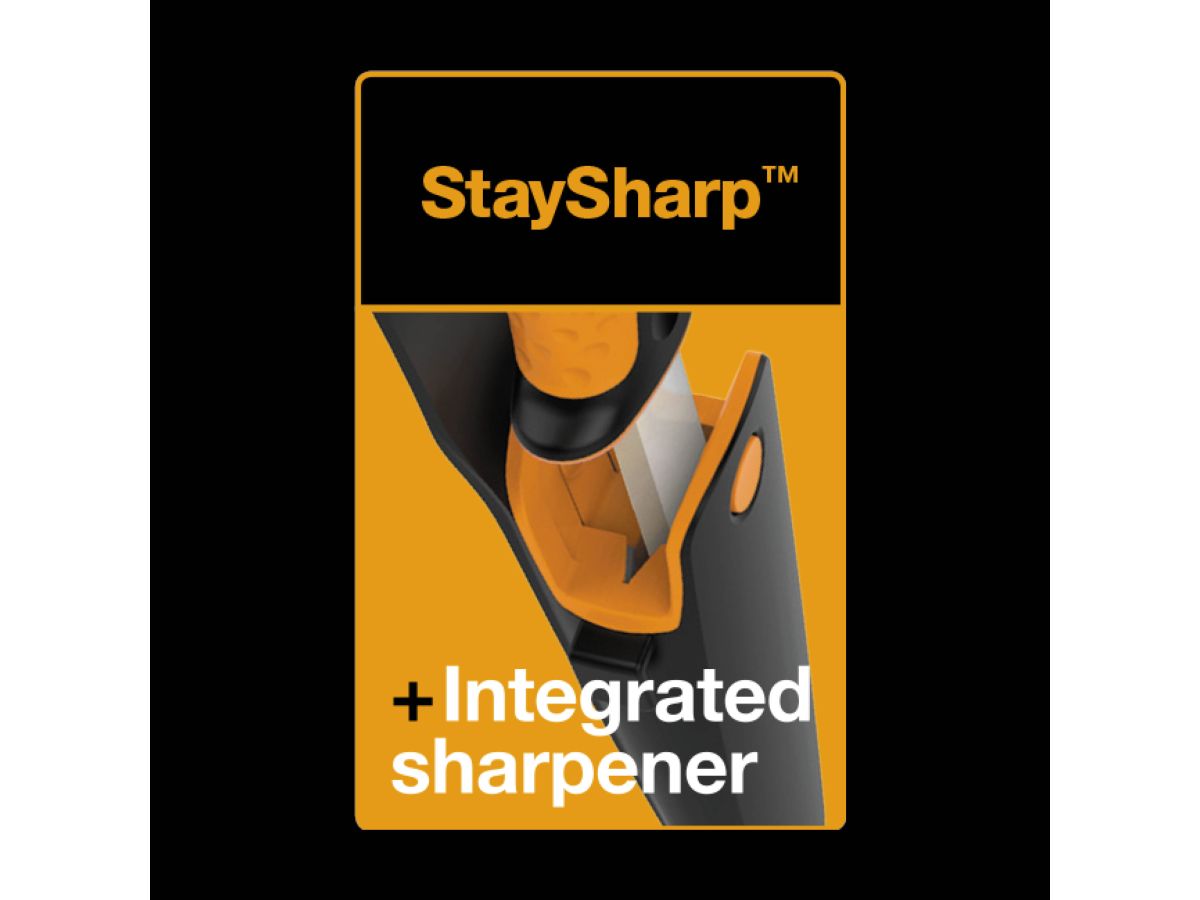 Нож универс. с точилкой Fiskars 1023618